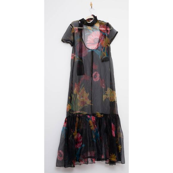 Staud Floral Organza Calluna Dress Size S - Picture 5 of 10